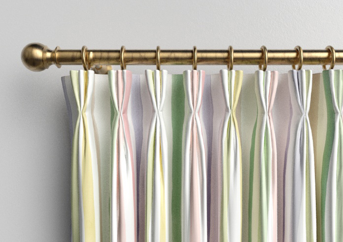 Bluebellgray Watercolour Stripe, Tetbury - Made to Measure Curtains - Image 11